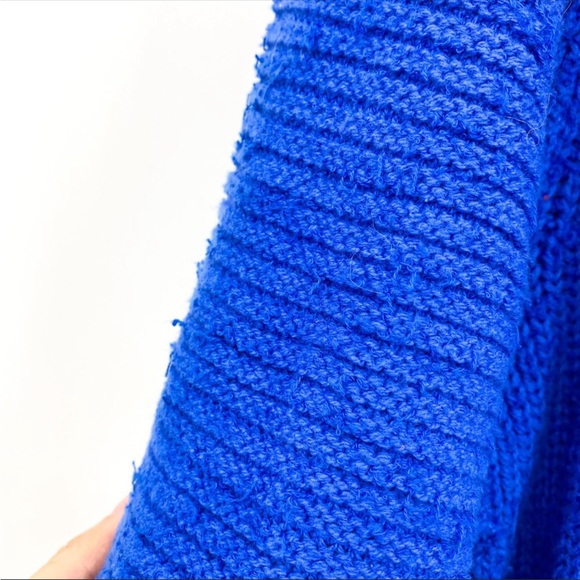 FREE PEOPLE Sunday V Neck Sweater Blue NWT - Picture 11 of 14